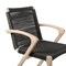 Armen Living Nabila Outdoor Light Eucalyptus Wood and Charcoal Rope Dining Chairs, PK2 840254333413 - alternate 5